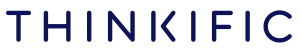 Company logo with the word Thinkific