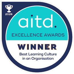 Digital badge recognising best learning culture in an organisation